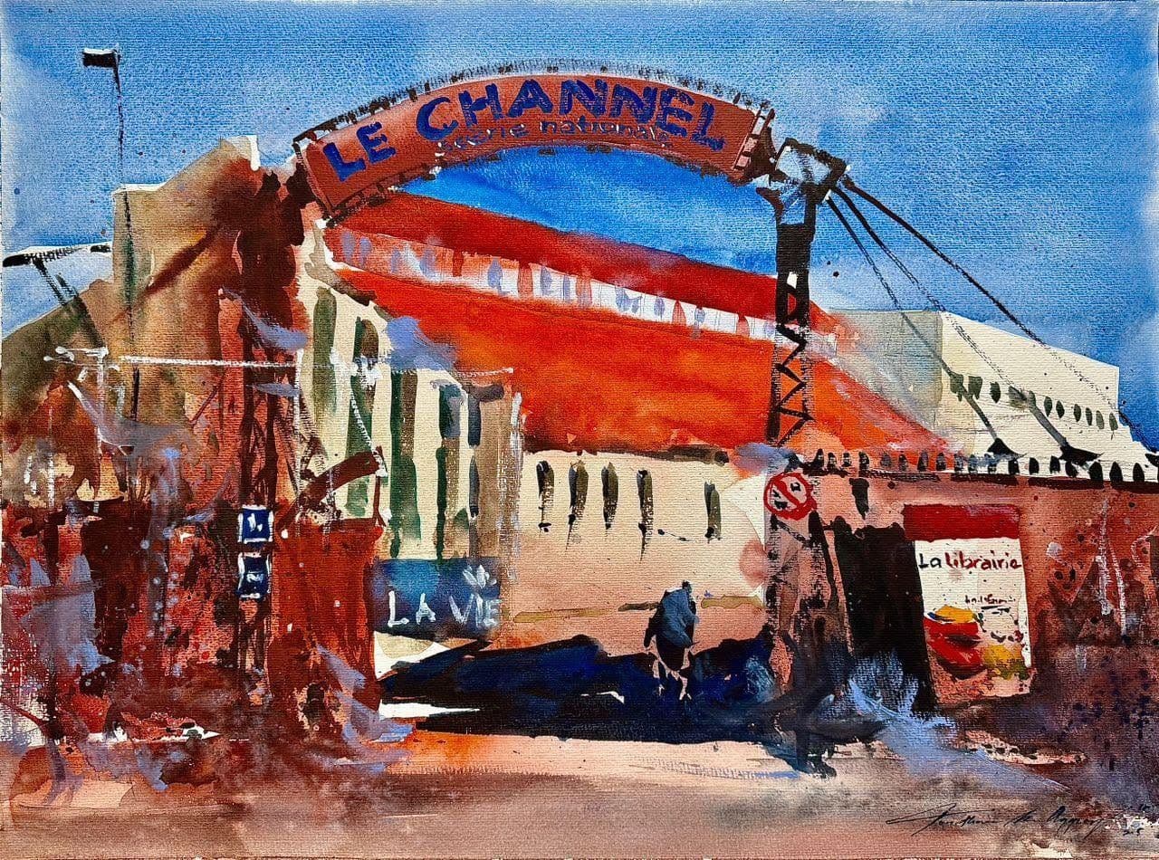 Le Channel de Calais en péril : une aquarelle vendue 80 000 € pour sauver la scène nationale